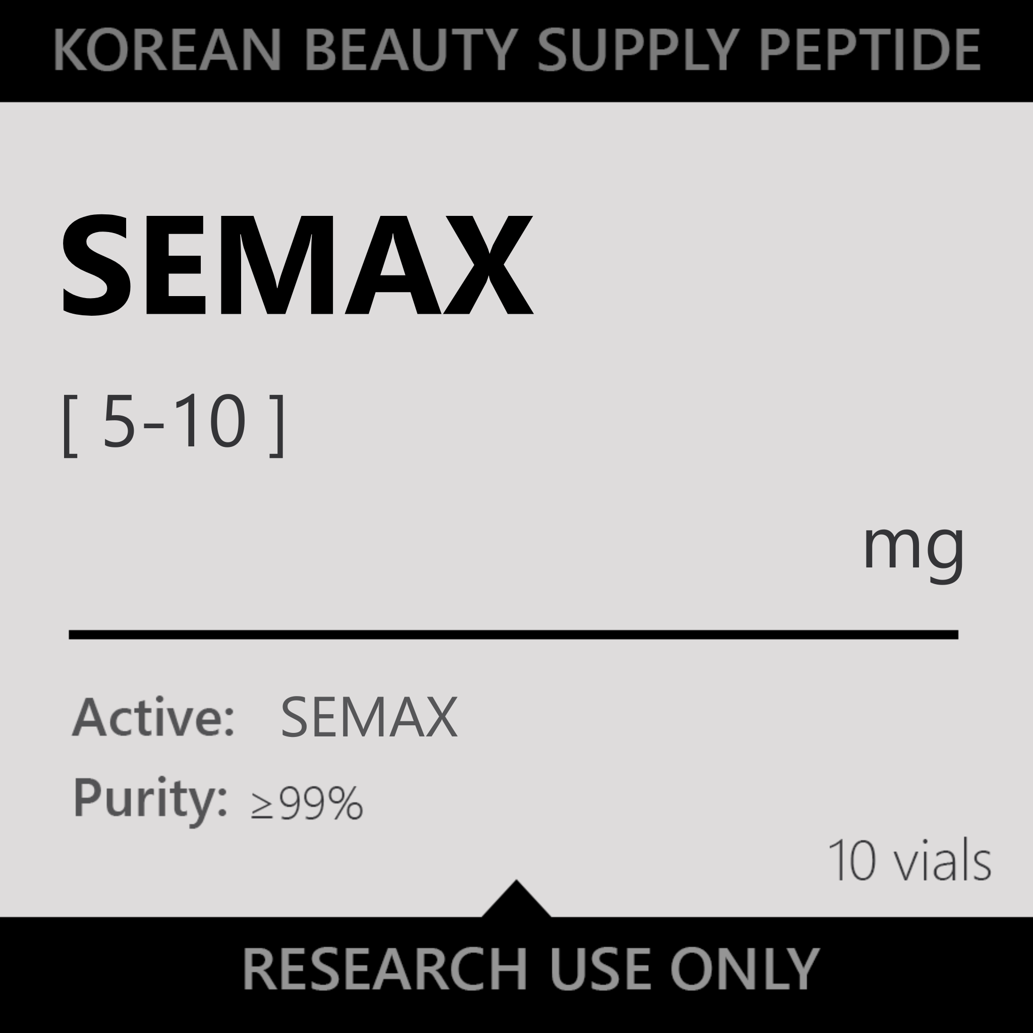 SEMAX (5mg-10mg) 10x vials